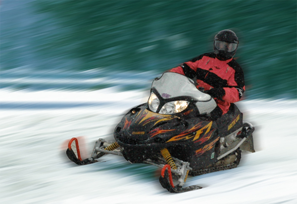 Snowmobiling in the Upper Peninsula